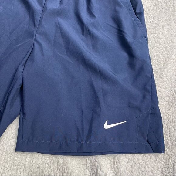 Nike Dri-Fit Standard Fit Men's
Navy Blue Activewear Shorts Size
Large Logo - Picture 3 of 9